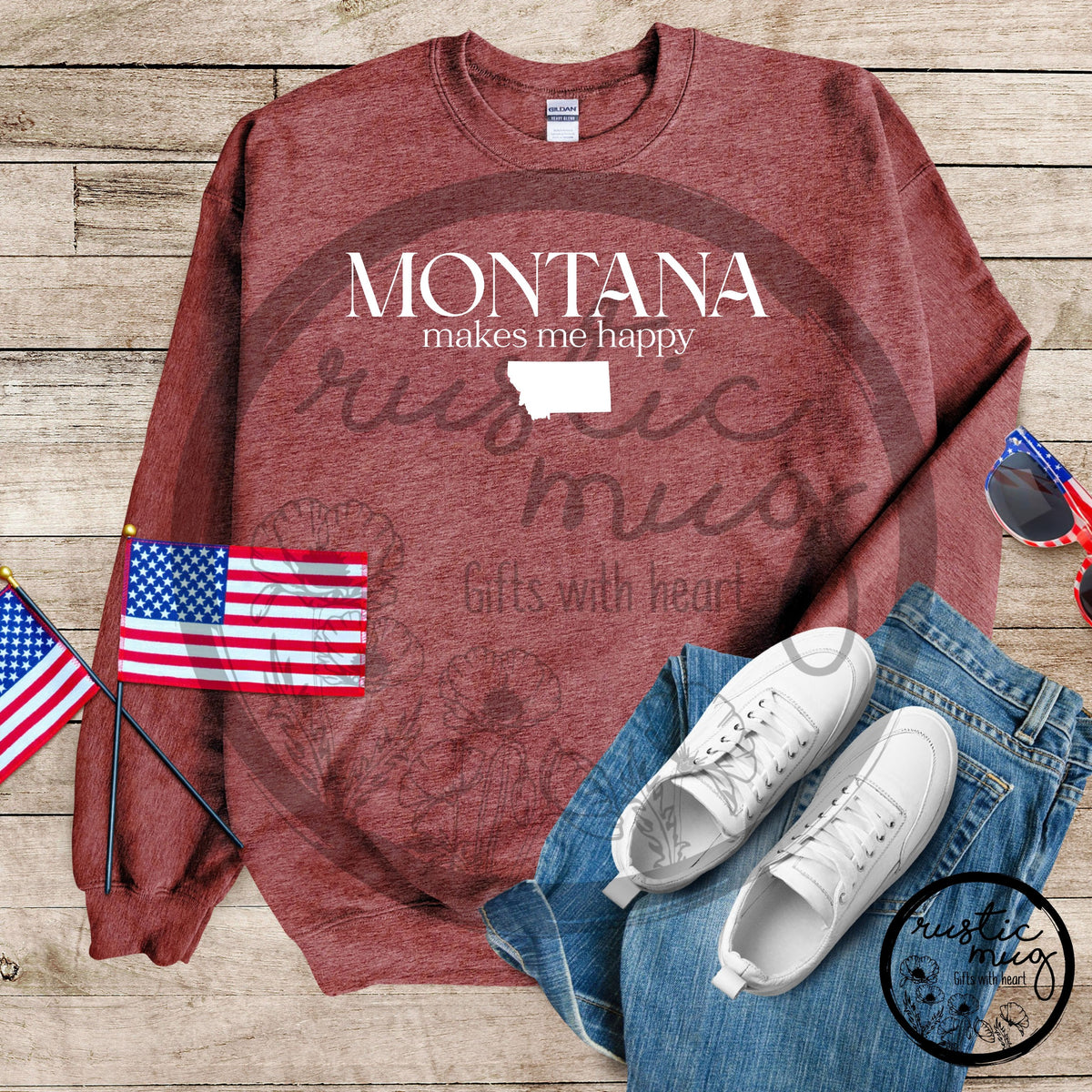 Montana Makes Me Happy Sweatshirt