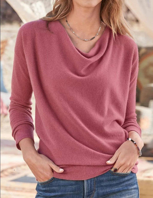 Casual Long Sleeve Pullover Top
