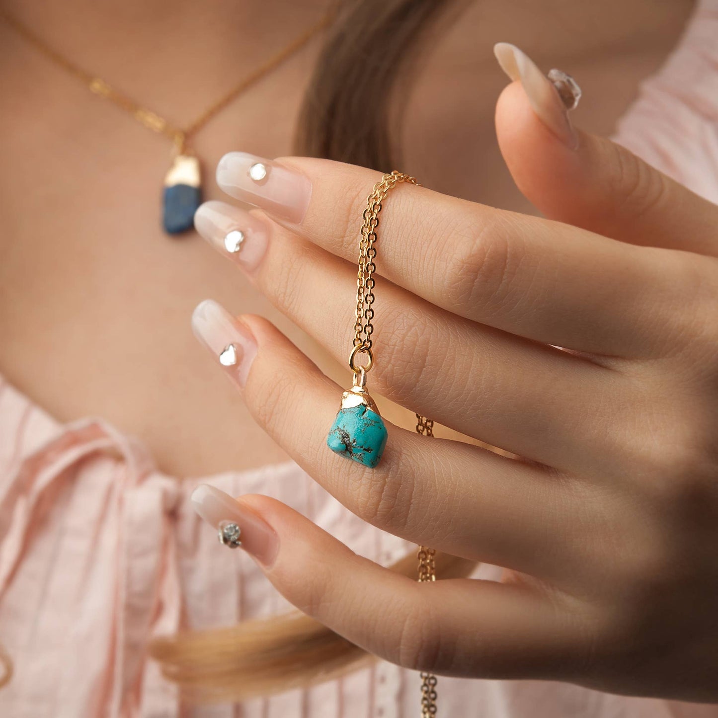 Raw Birthstone Necklaces