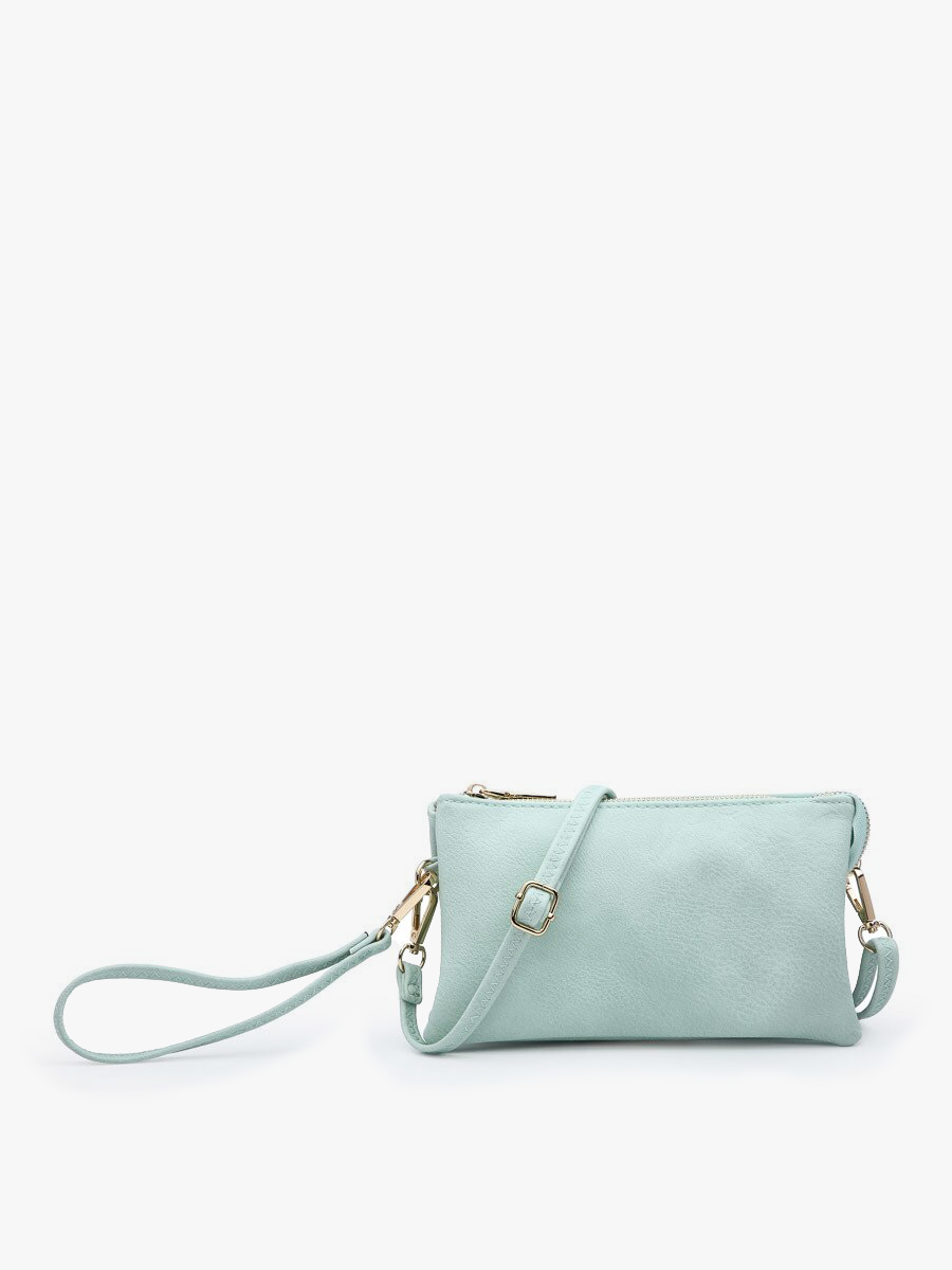 Riley Monogrammable 3 Compartment Crossbody/Wristlet