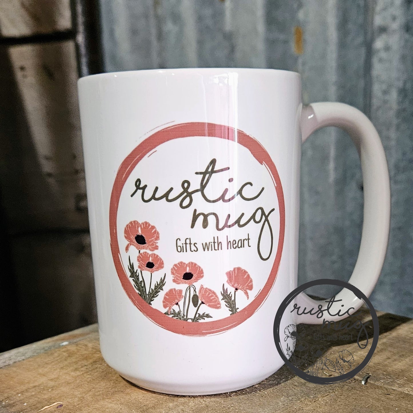 Rustic Mug Branded Mug