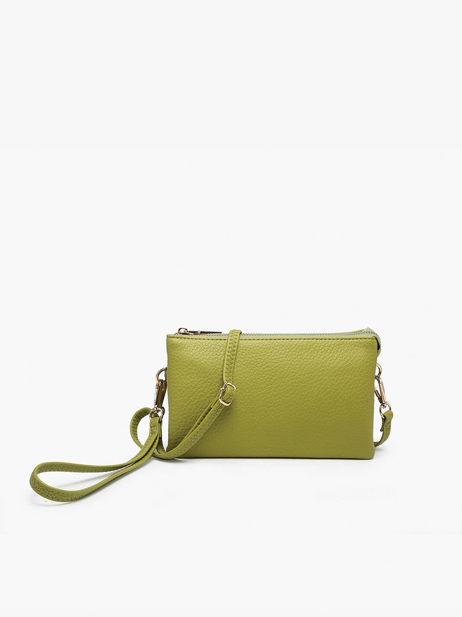 Riley Monogrammable 3 Compartment Crossbody/Wristlet