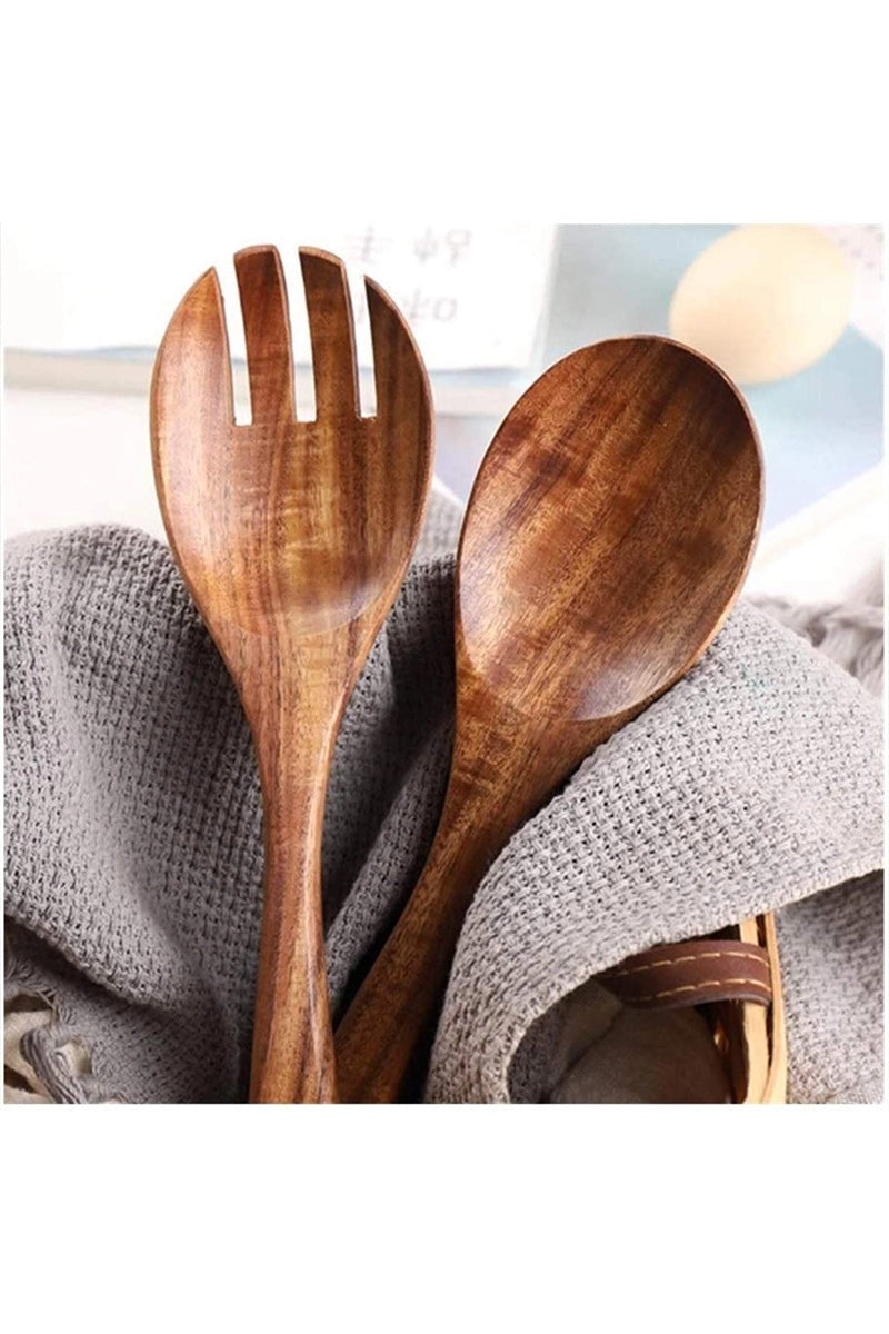Natural Acacia Wood Cooking Utensils