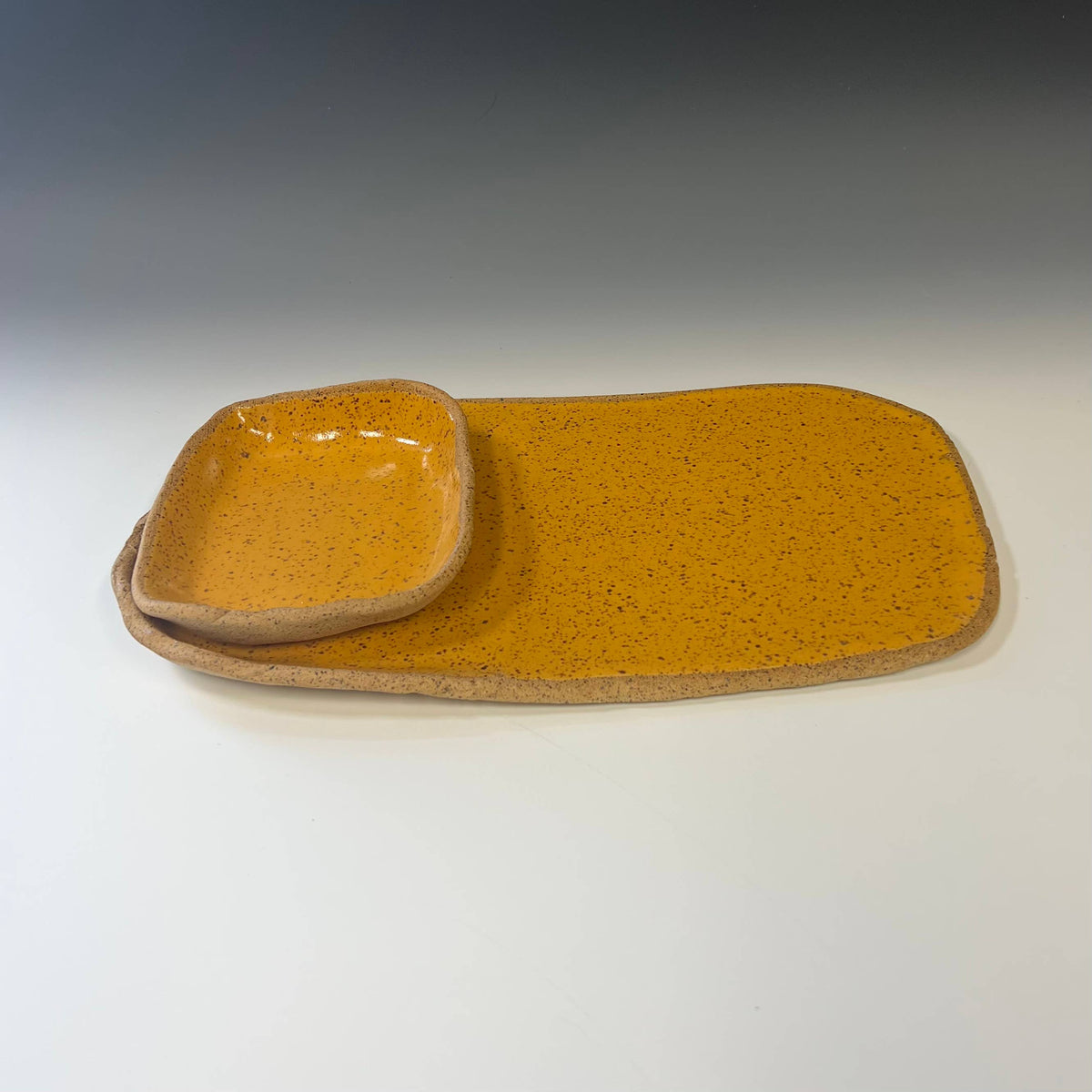 Pottery Bread & Oil Dipper