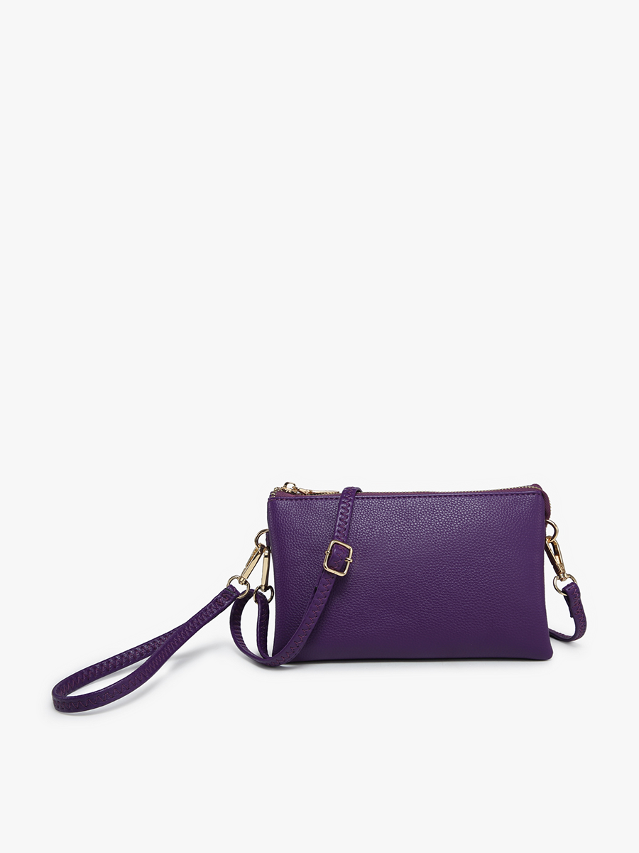 Riley Monogrammable 3 Compartment Crossbody/Wristlet