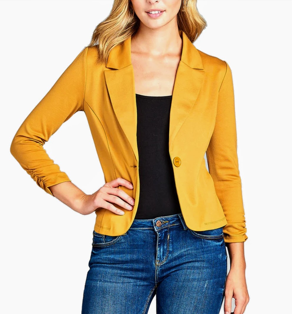 Casual Knit Blazer