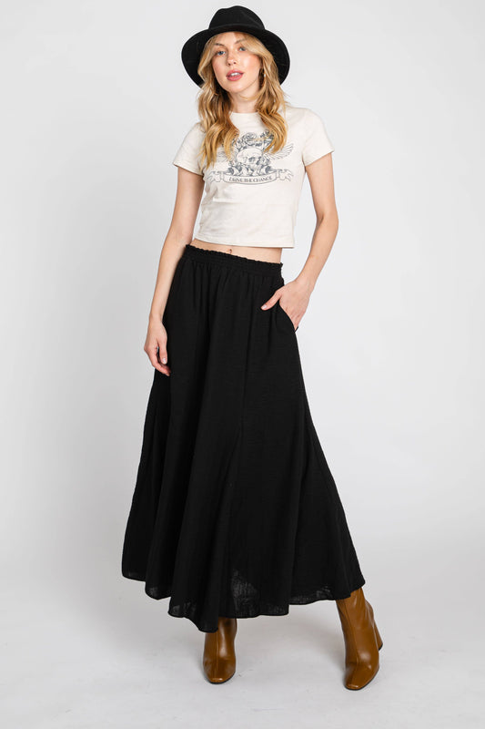 Flare Long Skirt