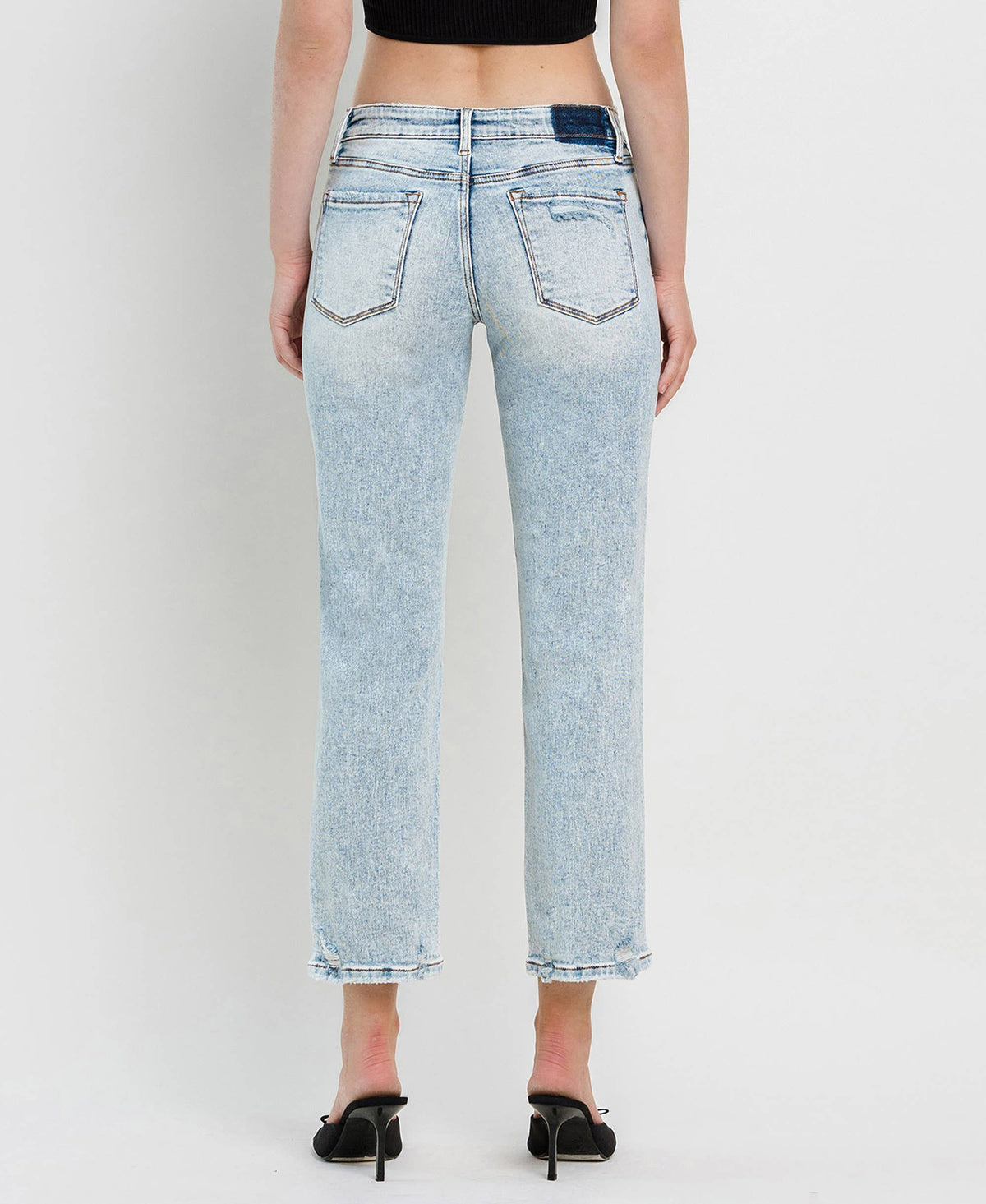 Like A Boss Mid Rise Crop By Lovervet