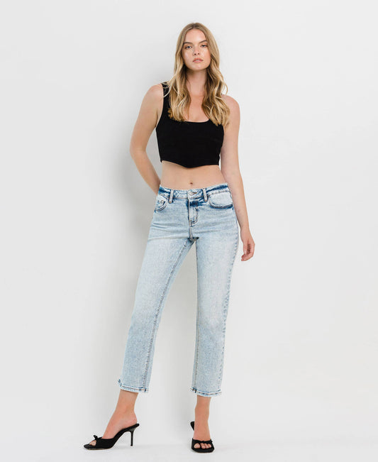 Like A Boss Mid Rise Crop By Lovervet