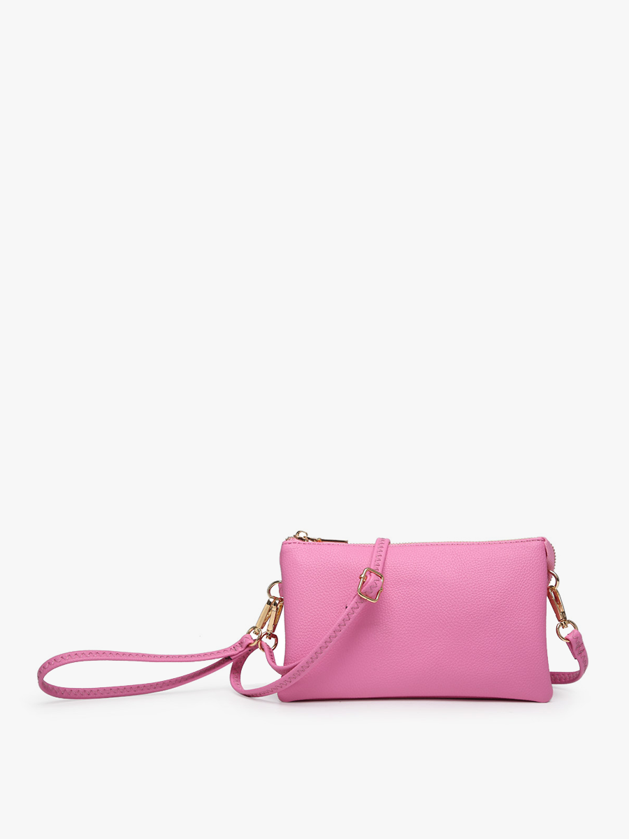 Riley Monogrammable 3 Compartment Crossbody/Wristlet
