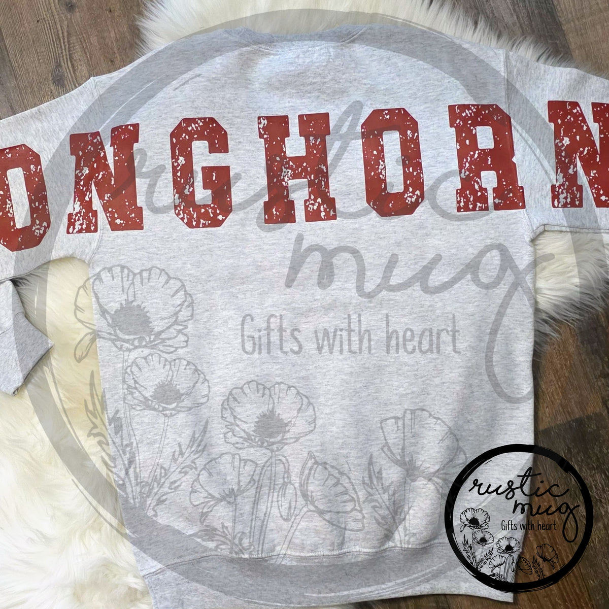 Longhorn Sleeve to Sleeve Sweatshirt
