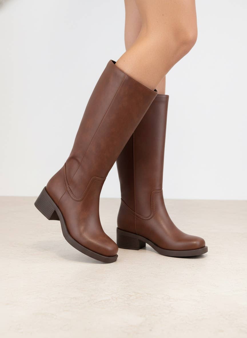 Belvin Low Block Heel Boot