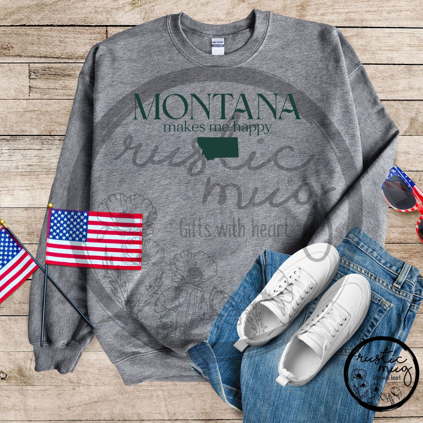 Montana Makes Me Happy Sweatshirt