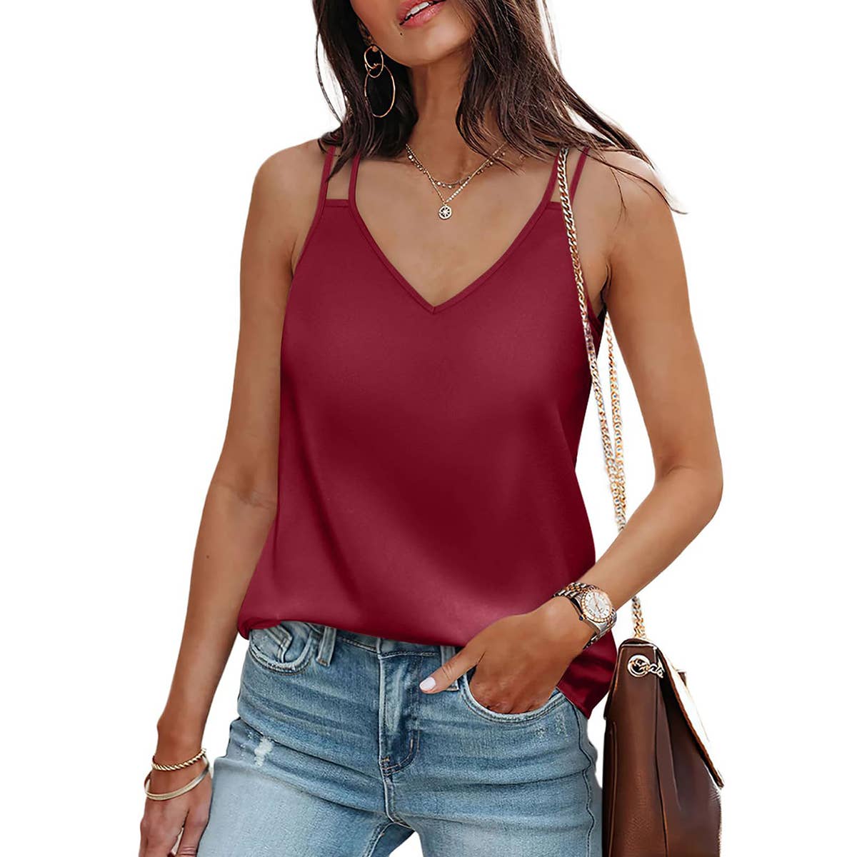 V-Neck Tank Blouse