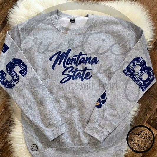 MSU Bobcats Sleeve to Sleeve Sweatshirt