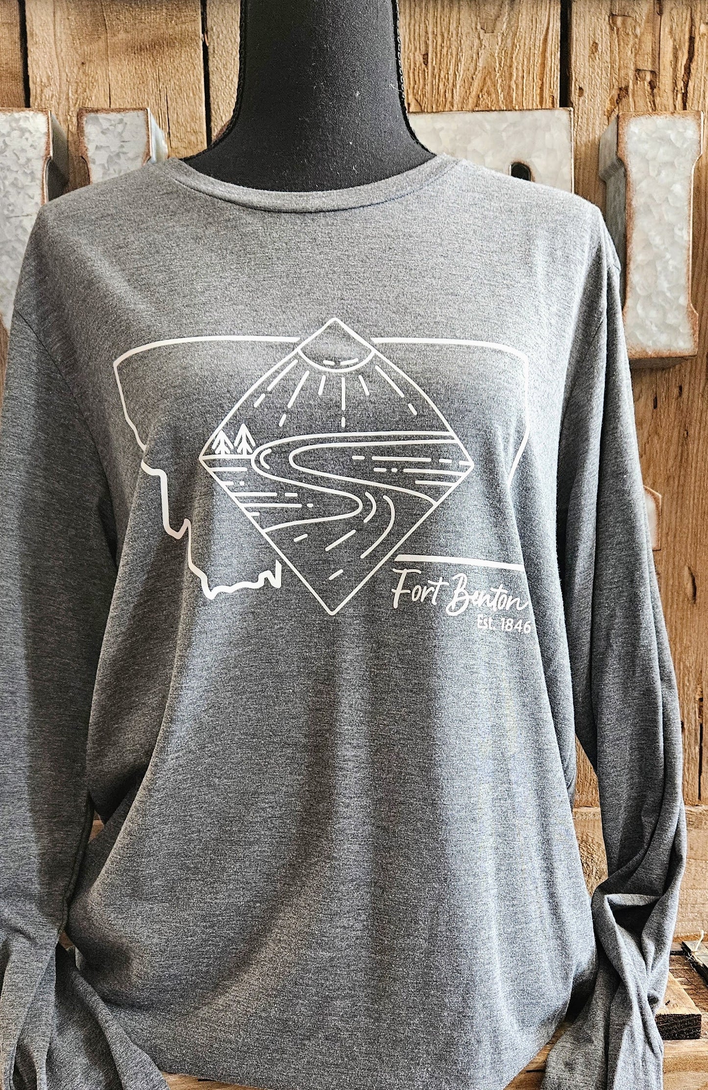 Fort Benton est. Long Sleeve Tee