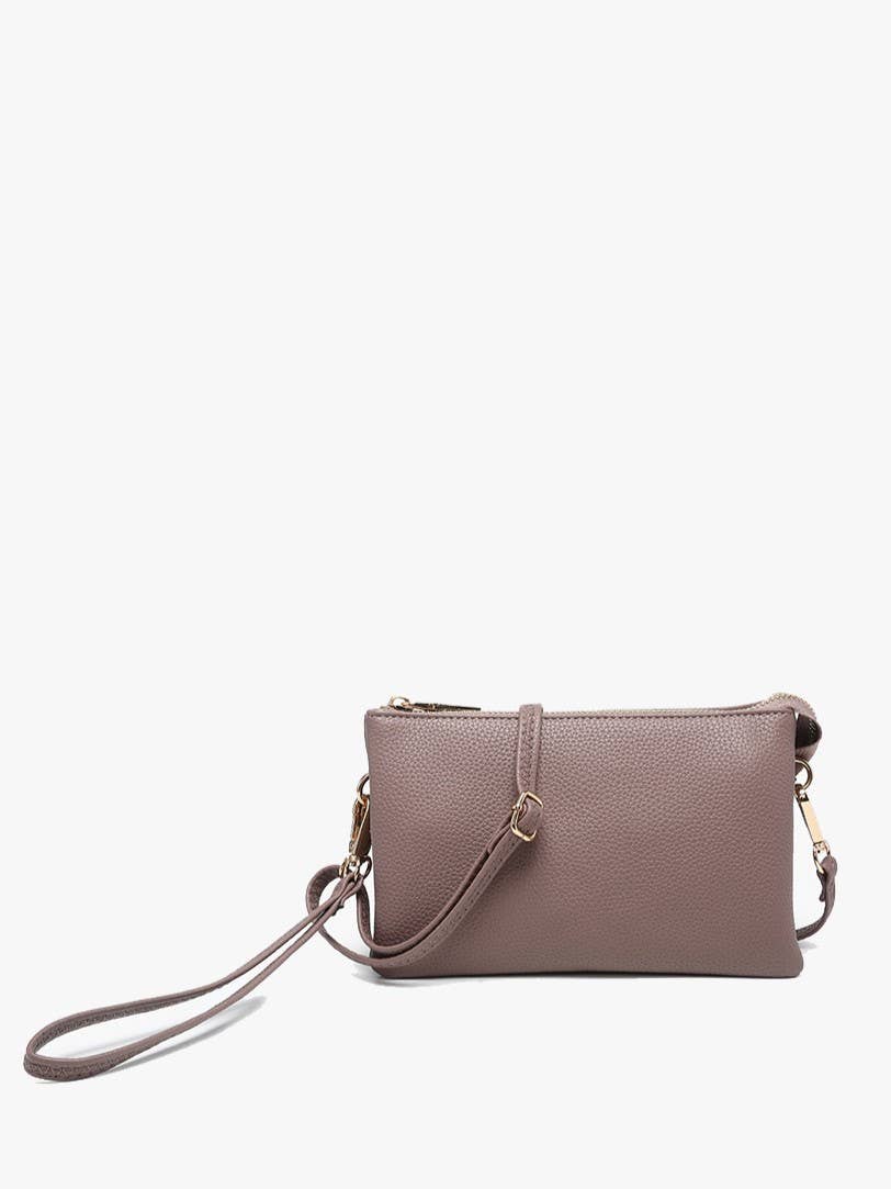 Riley Monogrammable 3 Compartment Crossbody/Wristlet