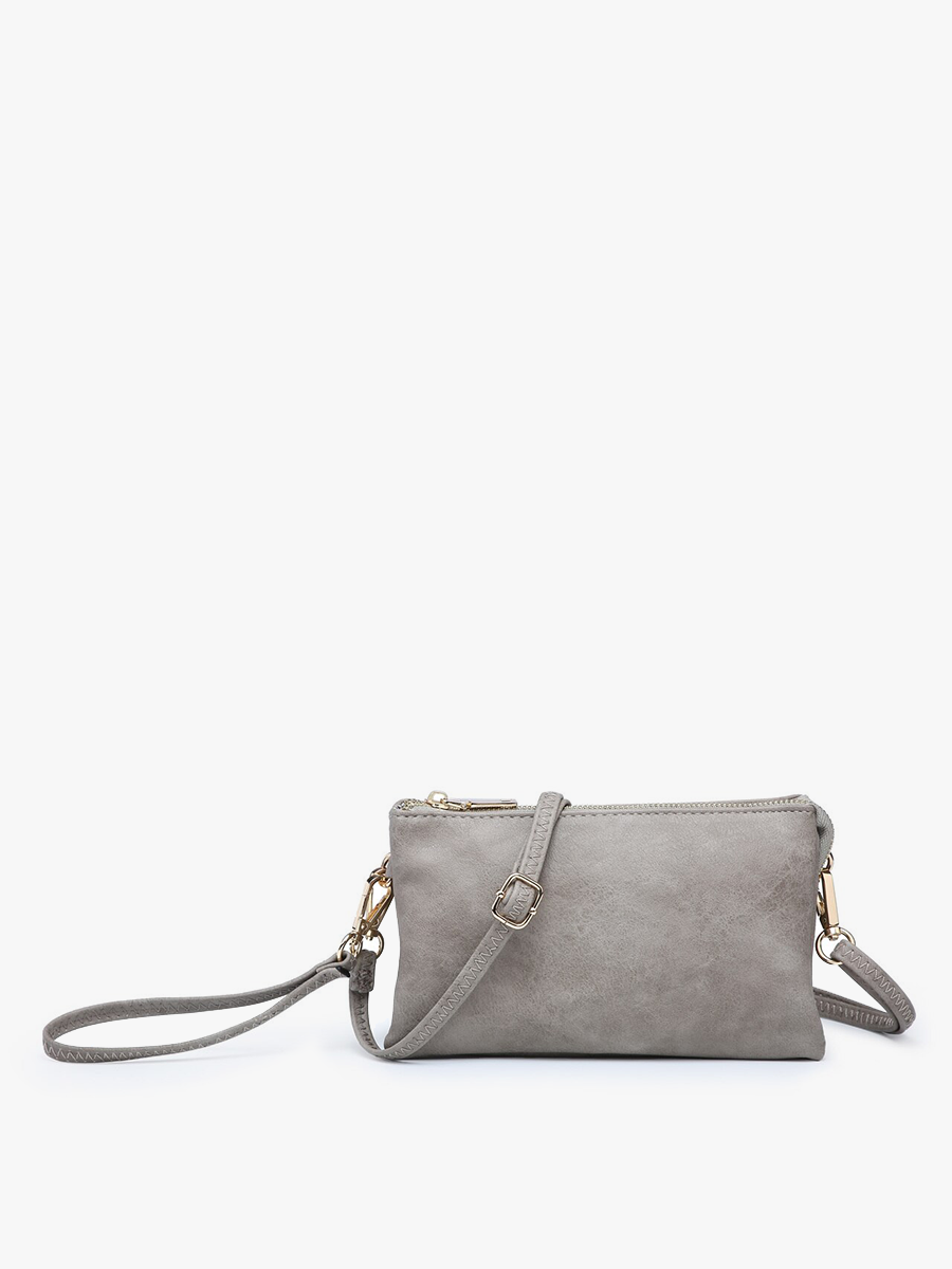 Riley Monogrammable 3 Compartment Crossbody/Wristlet