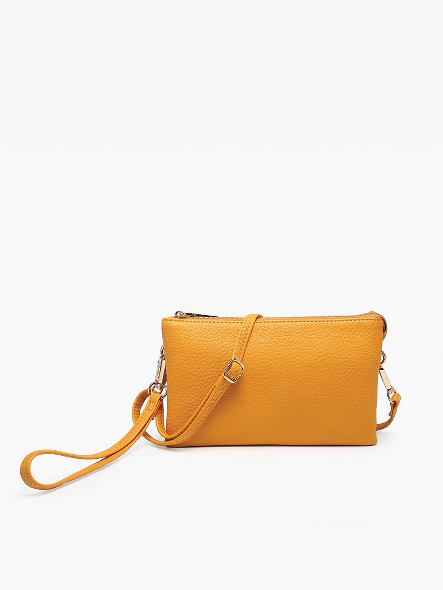 Riley Monogrammable 3 Compartment Crossbody/Wristlet