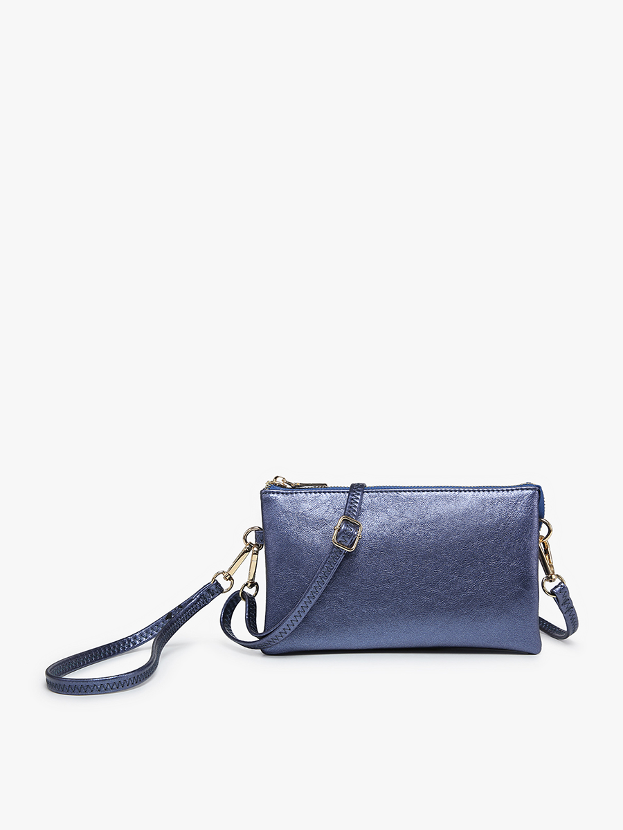 Riley Monogrammable 3 Compartment Crossbody/Wristlet