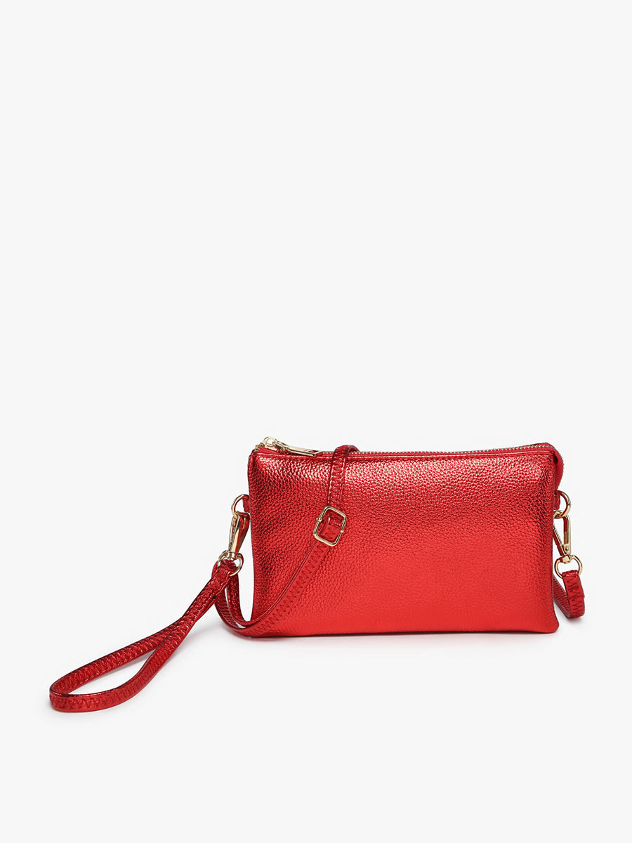 Riley Monogrammable 3 Compartment Crossbody/Wristlet