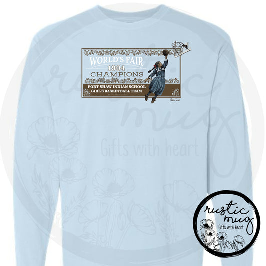 Basketball Mural Long Sleeve Tee