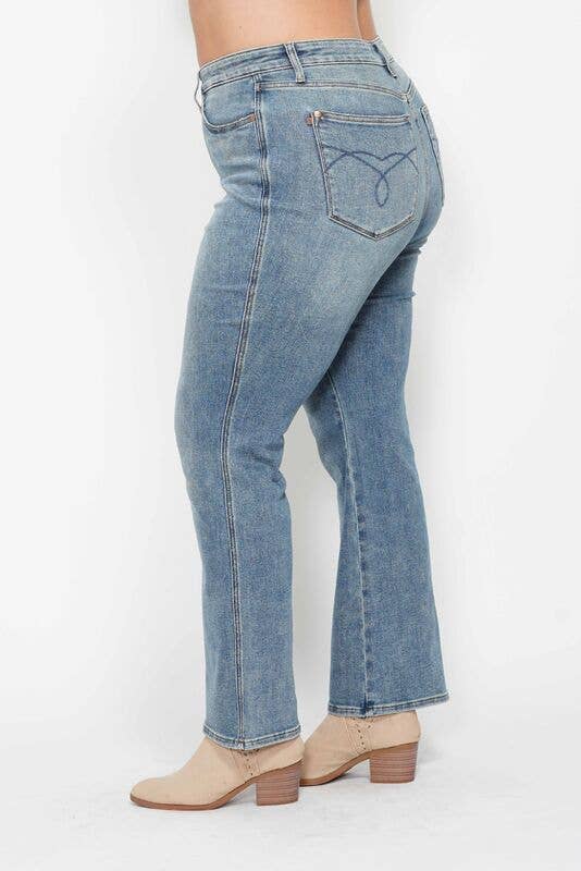Plus Size HW Bootcut w/ Short Inseam by Judy Blue