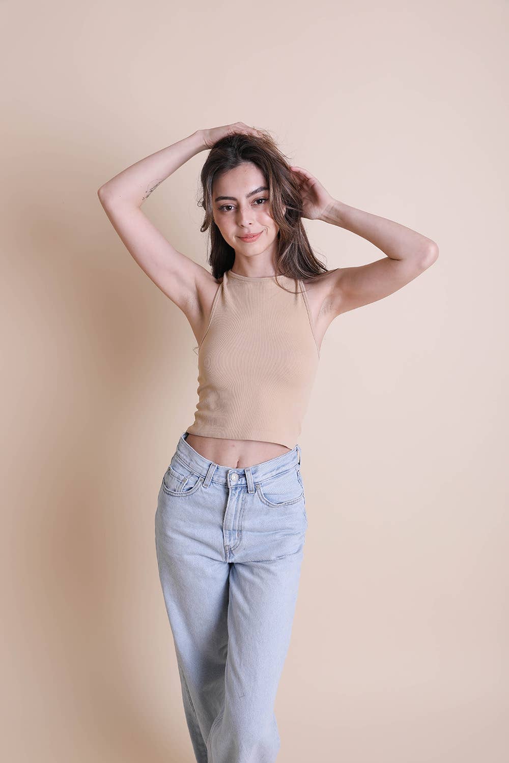 Chic and Modern High Neck Brami for Women