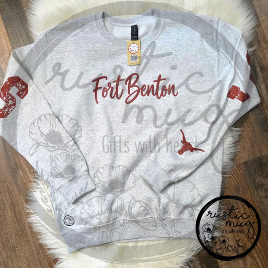 Longhorn Sleeve to Sleeve Sweatshirt