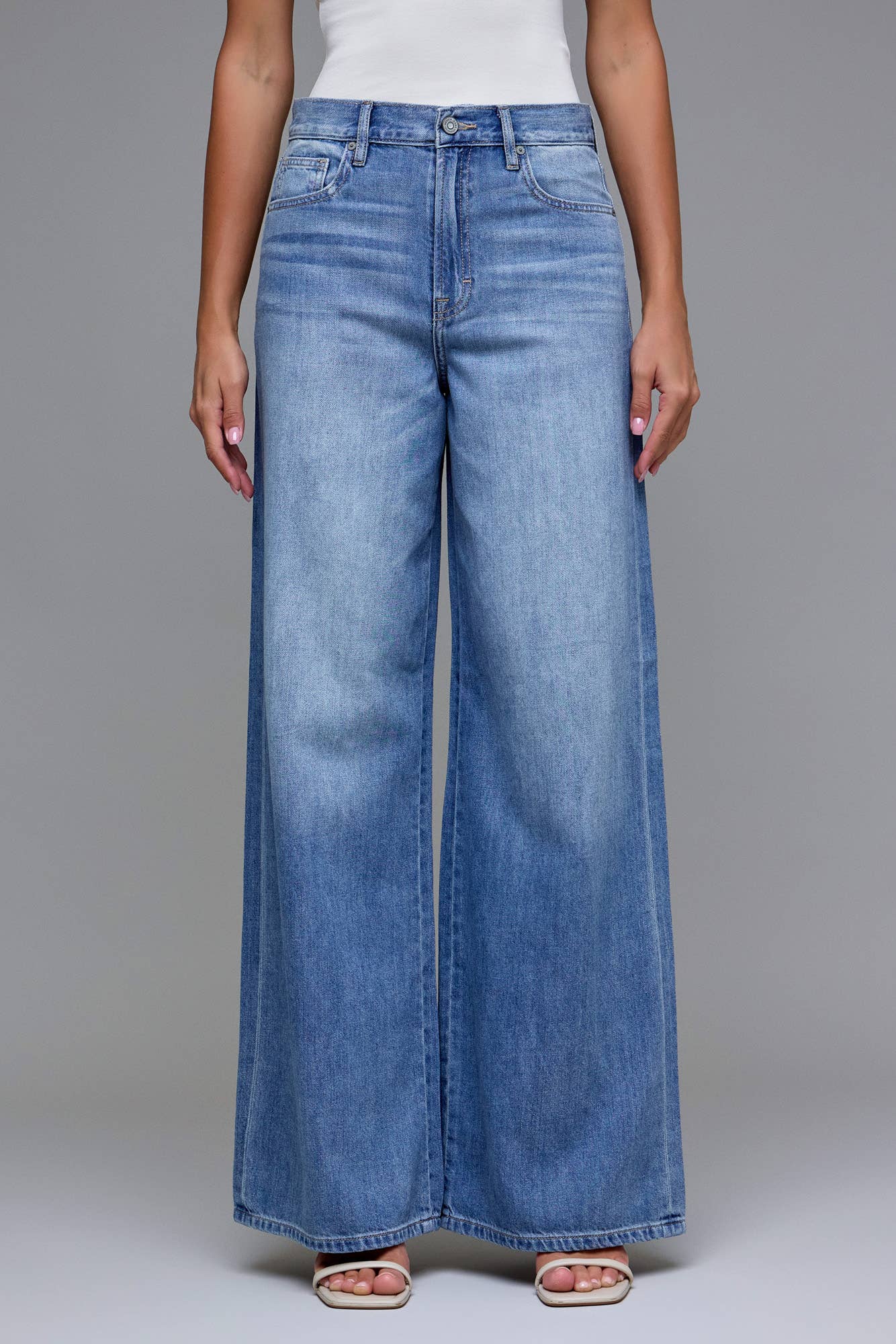 Nori Super Soft Wide Leg Jeans by Hidden