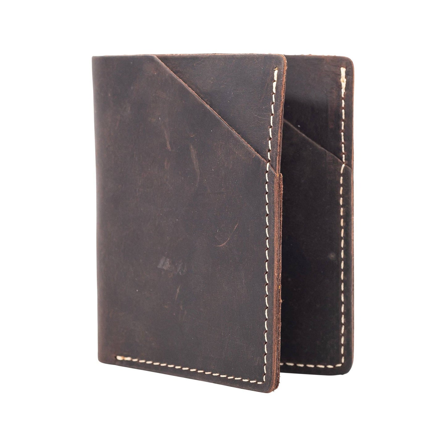 Slim Genuine Leather Front Pocket Wallet