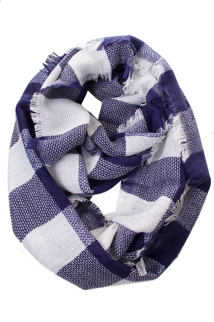 Buffalo Plaid Infinity Scarf