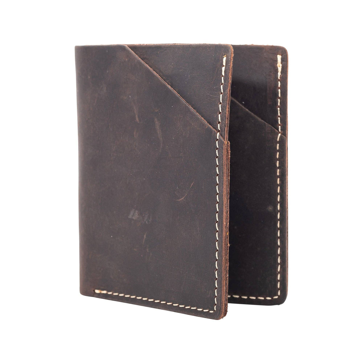 Slim Genuine Leather Front Pocket Wallet