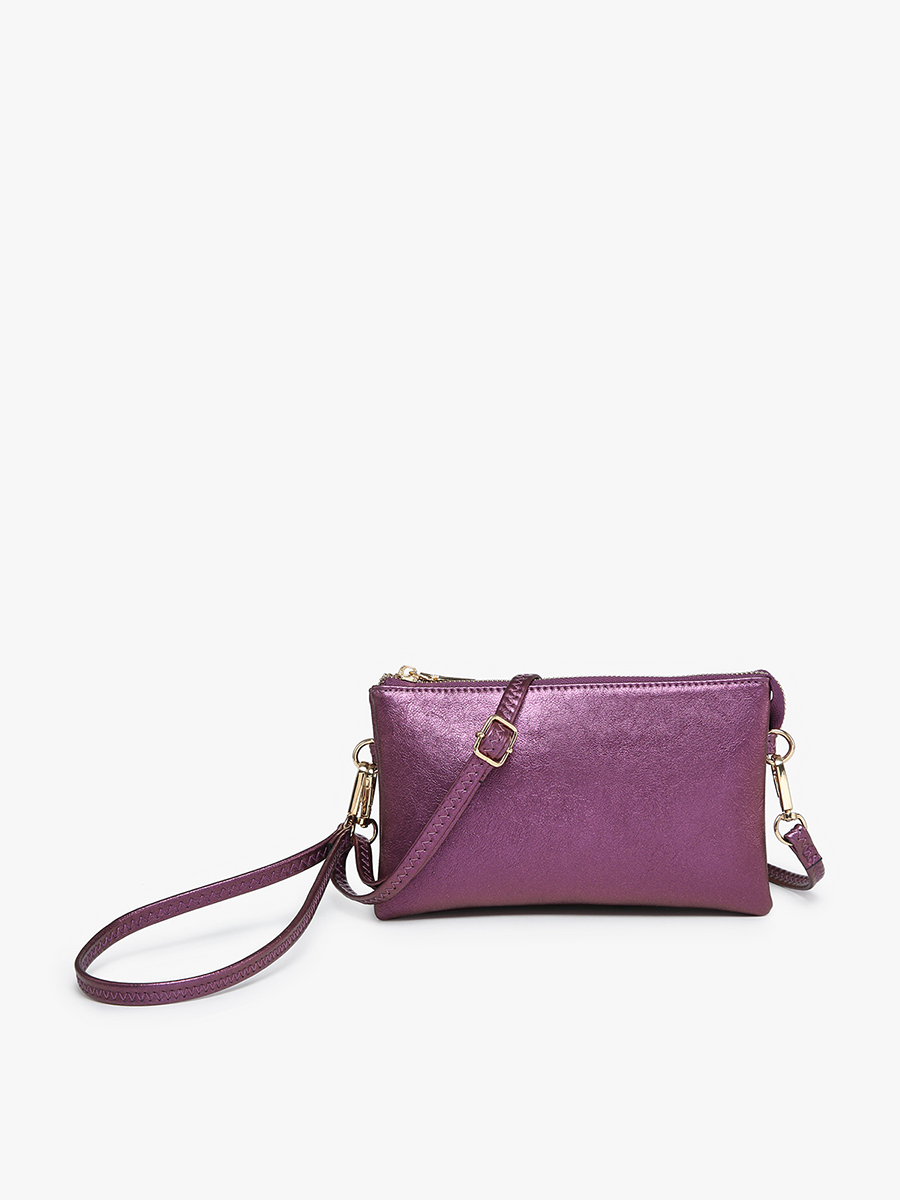 Riley Monogrammable 3 Compartment Crossbody/Wristlet