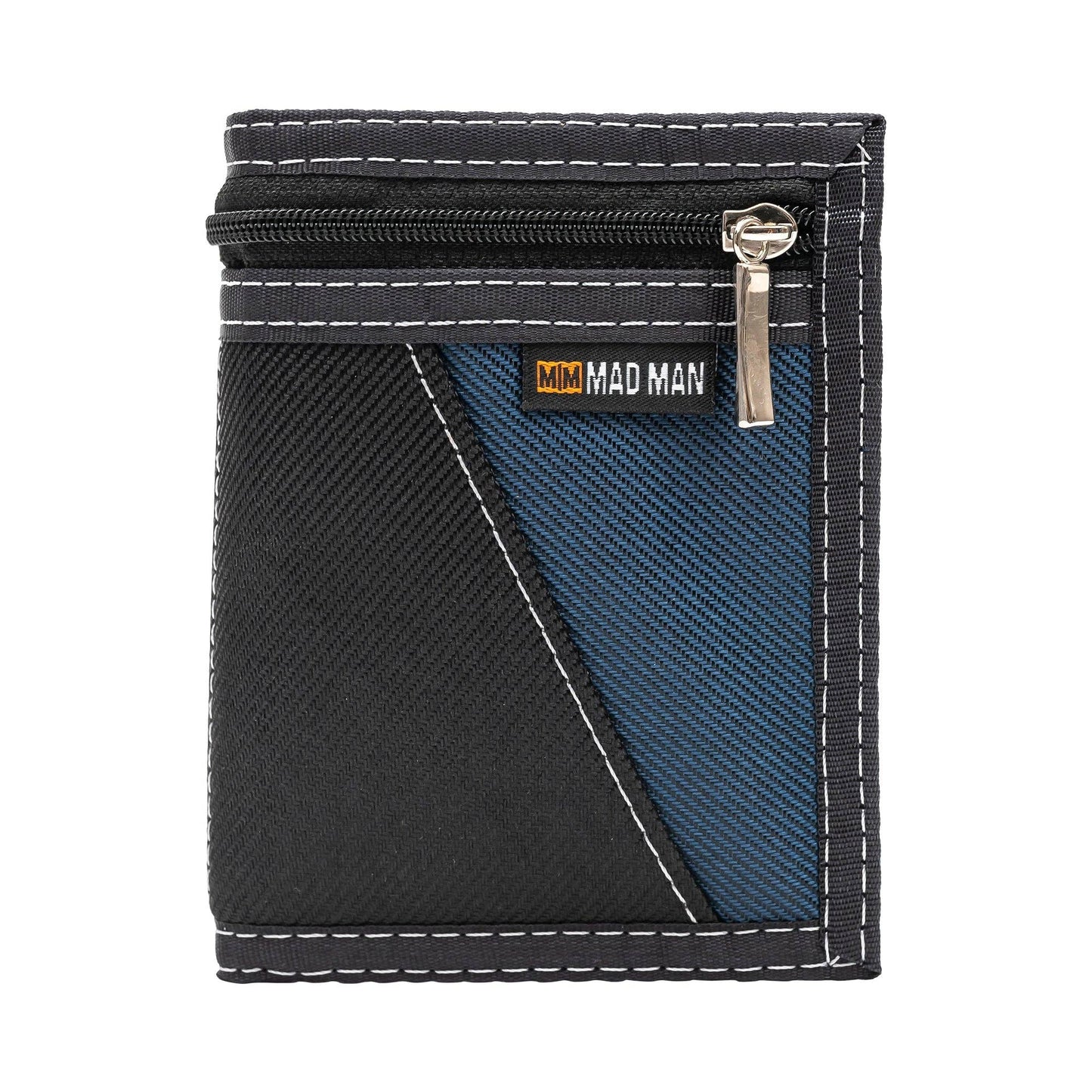 Canvas Leather Trifold Wallet
