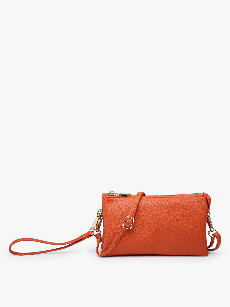 Riley Monogrammable 3 Compartment Crossbody/Wristlet