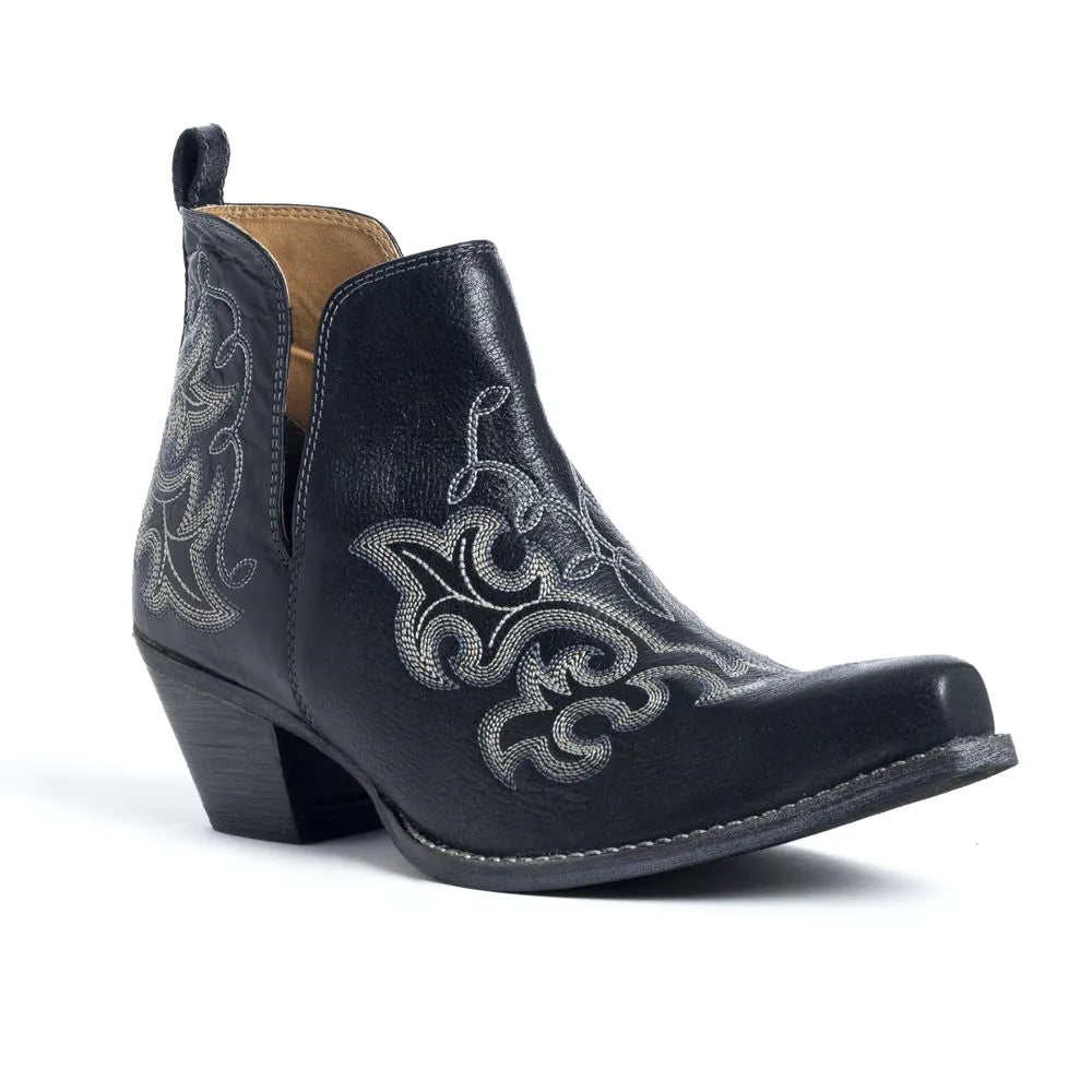 La Pondersoa Booties in Ebony