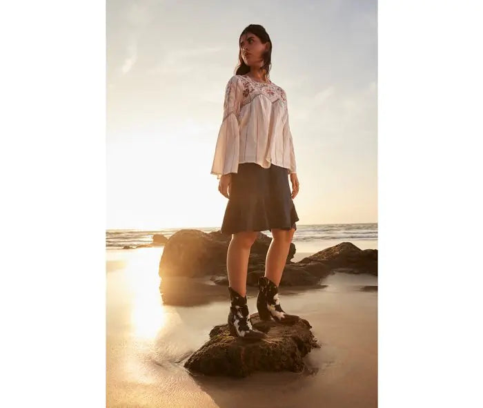 Cheree Floral Delight Boho Top