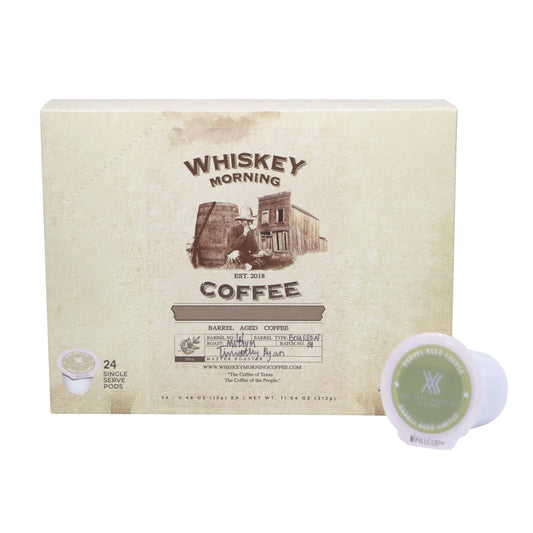 Whiskey Morning Barrel Aged Single Serve Coffee Pods
